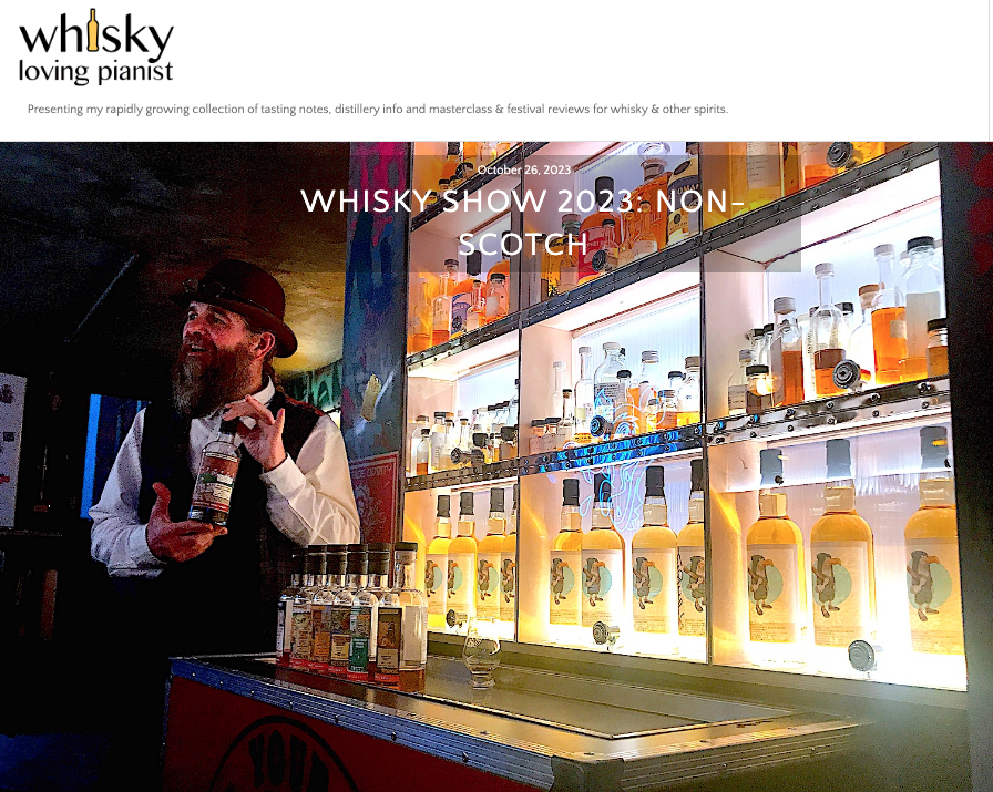 whiskypianist's tweet photo. Latest post is up
https://t.co/GAckH8pr7s
#whiskylovingpianist #whisky #whiskey #scotch #malt #dram #whiskyshow #whiskyshow2023 #whiskyshowlondon #frenchwhisky #chichibu #domainedeshautesglaces #hensinkirye #ichirosmalt #indianwhisky #indri #indriwhisky #kornog #glannarmor #TBWC https://t.co/W4k7m6cvgY