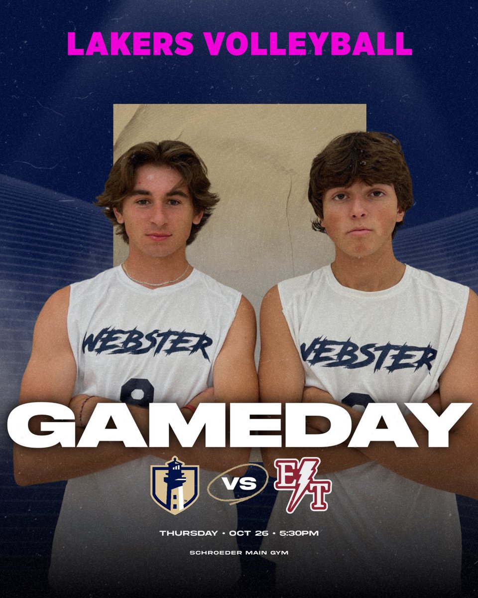 LET’S. GO.

<a href="/LakersWebster/">Webster Lakers Volleyball</a> takes on <a href="/EDTechAthletics/">Edison Tech Athletics RCSD</a> in the Class A Boys Vball Quarterfinals. 

Come check it out…
#Lakers4Life🌊
