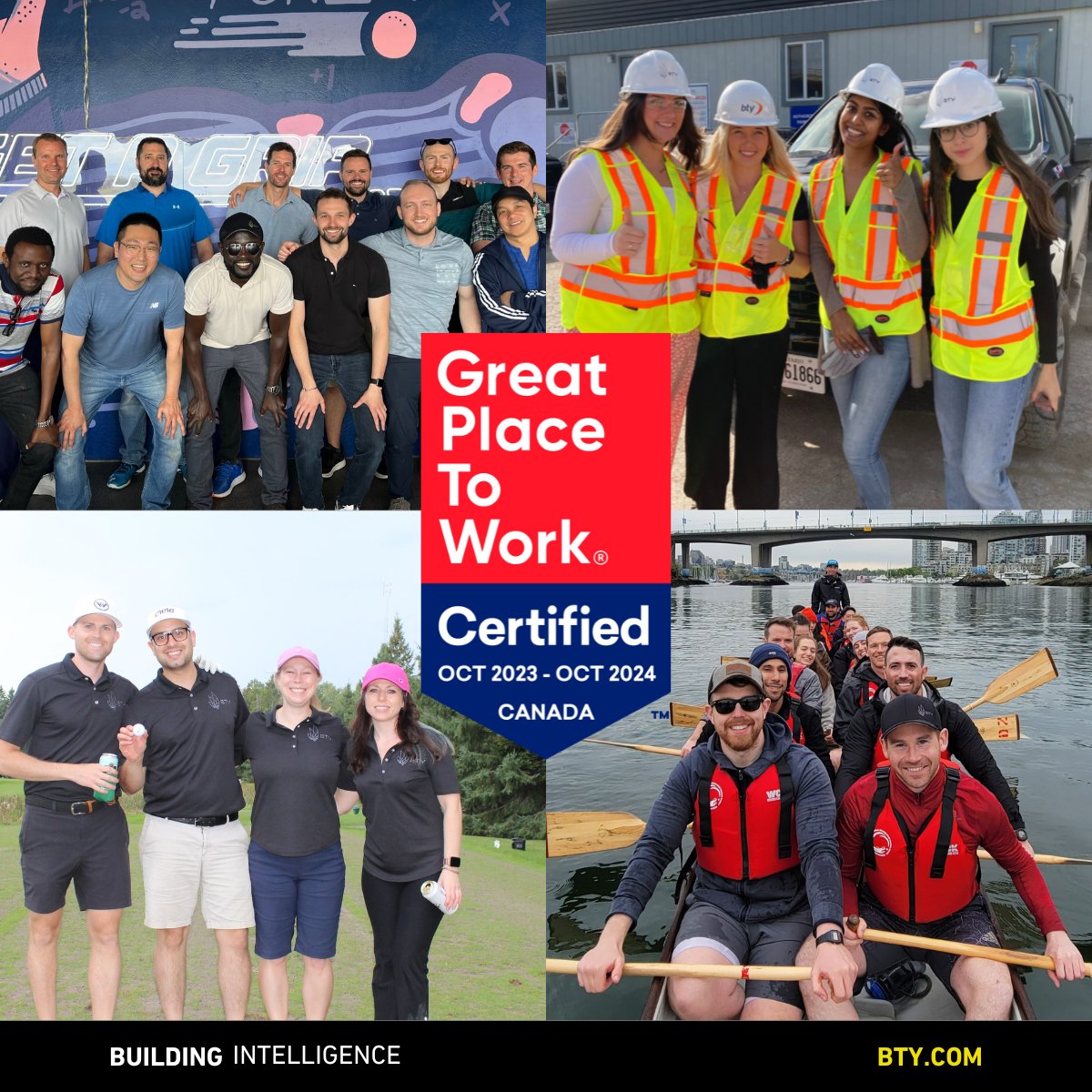 BTY Group (@btygroup) on Twitter photo BTY is proud to announce we have once again achieved certification as a Great Place to Work® for the fifth year in a row!
Today, we celebrate our amazing people and the inspiring culture we have created together.
<a href="/GPTW_Canada/">Great Place to Work Canada</a> #GPTW BTY is proud to announce we have once again achieved certification as a Great Place to Work® for the fifth year in a row!
Today, we celebrate our amazing people and the inspiring culture we have created together.
<a href="/GPTW_Canada/">Great Place to Work Canada</a> #GPTW