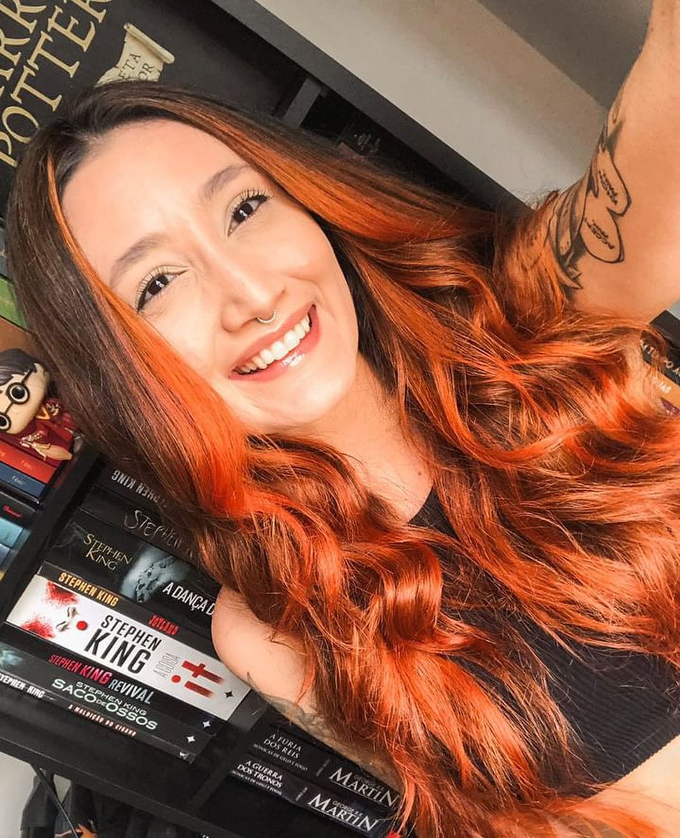 ✨BELÍSSIMA e dupla perfeita; FLAMINGO E CARPA. 🧡🧡 @patriciarmss

#kc #hair #kamaleaocolor #cabelos #cabeloscoloridos