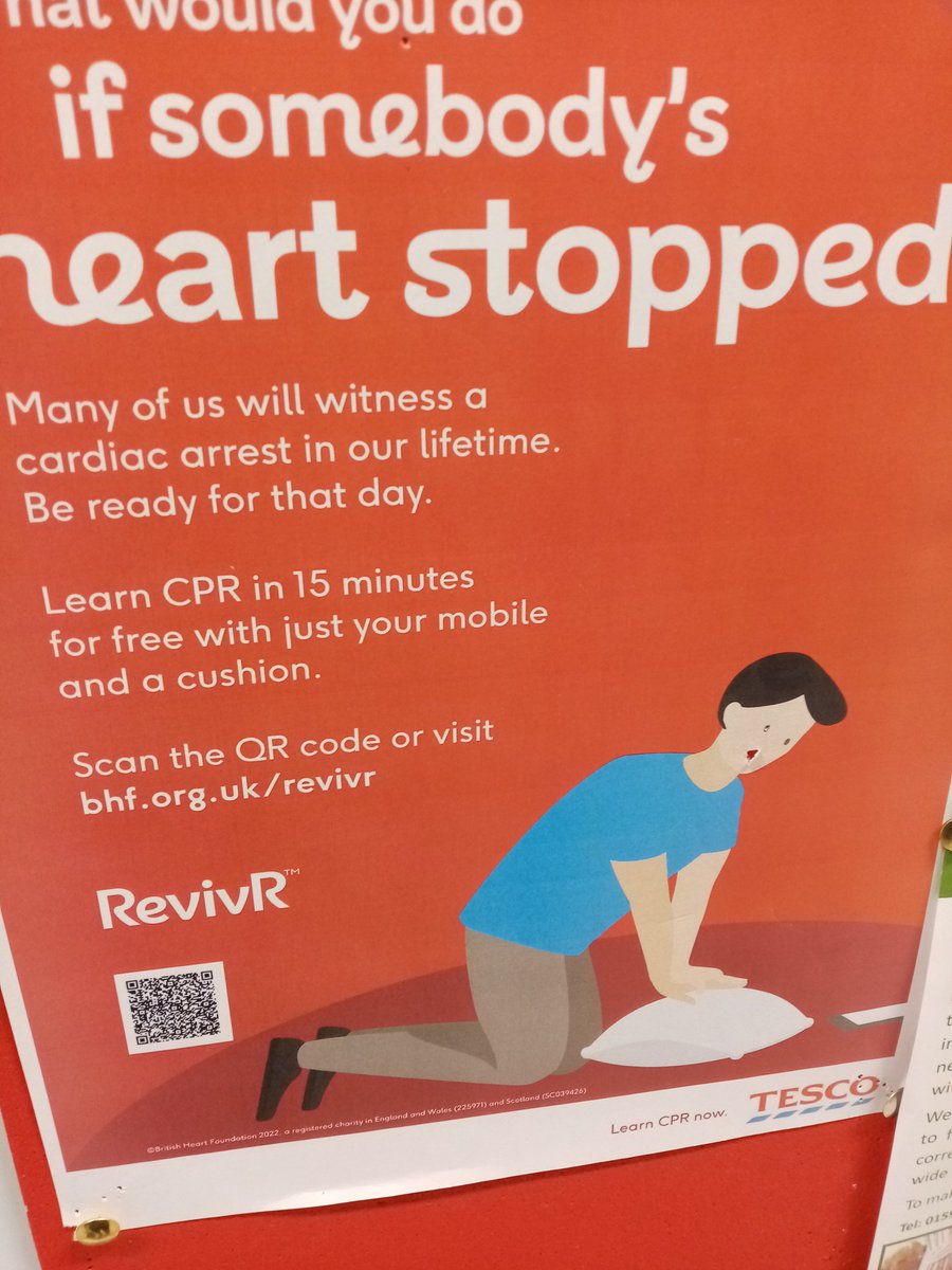 Nice one <a href="/Tesco/">Tesco</a> 👏👏#LlandrindodWells 🏴󠁧󠁢󠁷󠁬󠁳󠁿

<a href="/ResusCouncilUK/">Resuscitation Council UK</a>
<a href="/Donna_BHFCymru/">Donna - BHF Cymru</a>