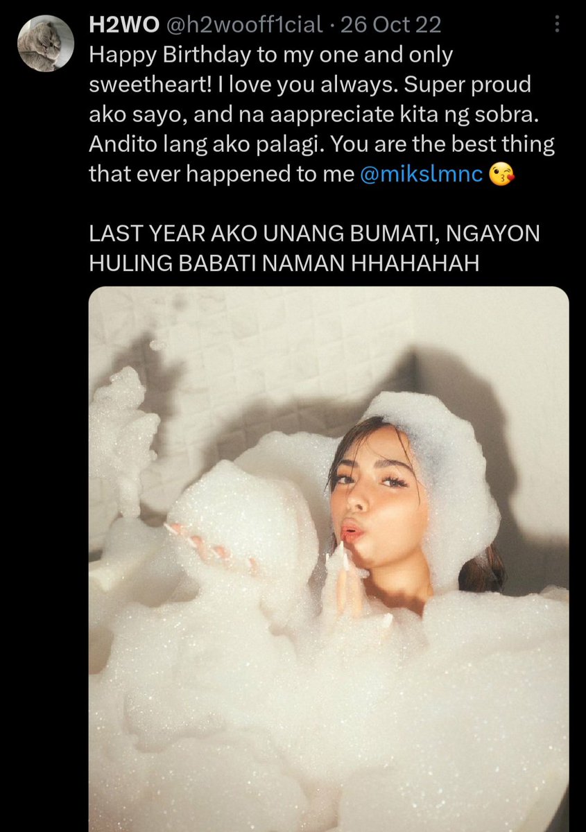 shytype001's tweet photo. Ang cute ni h2 from taglish to full english message! 😂 
 The sweetest h2! 💗 https://t.co/fGTe4jE2sM