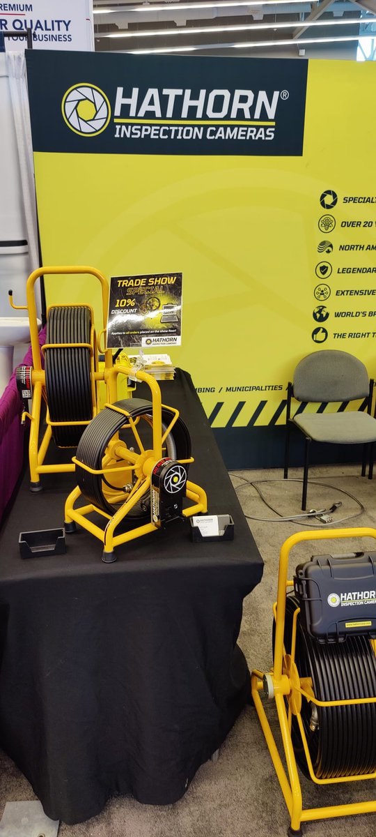 CorpHathorn's tweet photo. The #PHCCCONNECT2023 Show is in full swing here in Cleveland, and we're having a blast meeting all of you! If you haven't stopped by yet, don't miss out! Visit us at booth # 509 and see what's new at Hathorn Inspection Cameras.

#phccconnect #plumbing #sewercameras #draincamera https://t.co/ndtJo6qVVQ