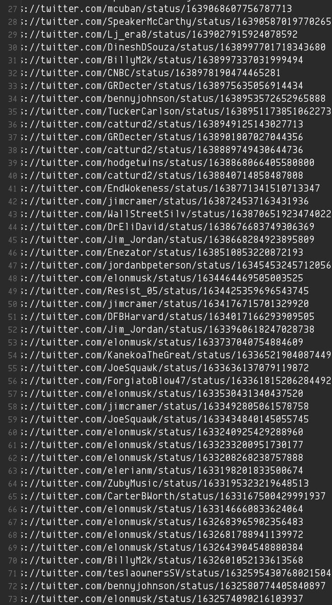 nathanTbernard's tweet photo. Scraped data shows more of Maine mass shooter's Twitter likes before his account was scrubbed by Elon Musk. The killer was a big fan of right-wing conspiracies, far-right influencers and republican politicians. https://t.co/6euT5xKBGR