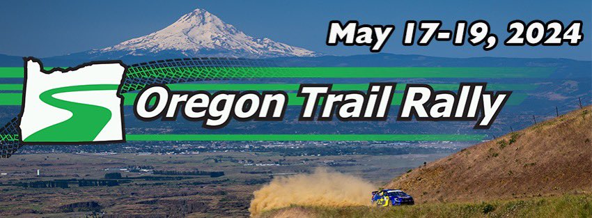 OregonTrailRly's tweet image. 🗓️ Mark your calendars for May 17-19, 2024 for three rally filled days at @portlandraceway, Goldendale and Dufur! The only event on the @ARA_Rally national schedule that has racing at a race track and also on a hill climb road. If you like tarmac there will be even more in 2024!