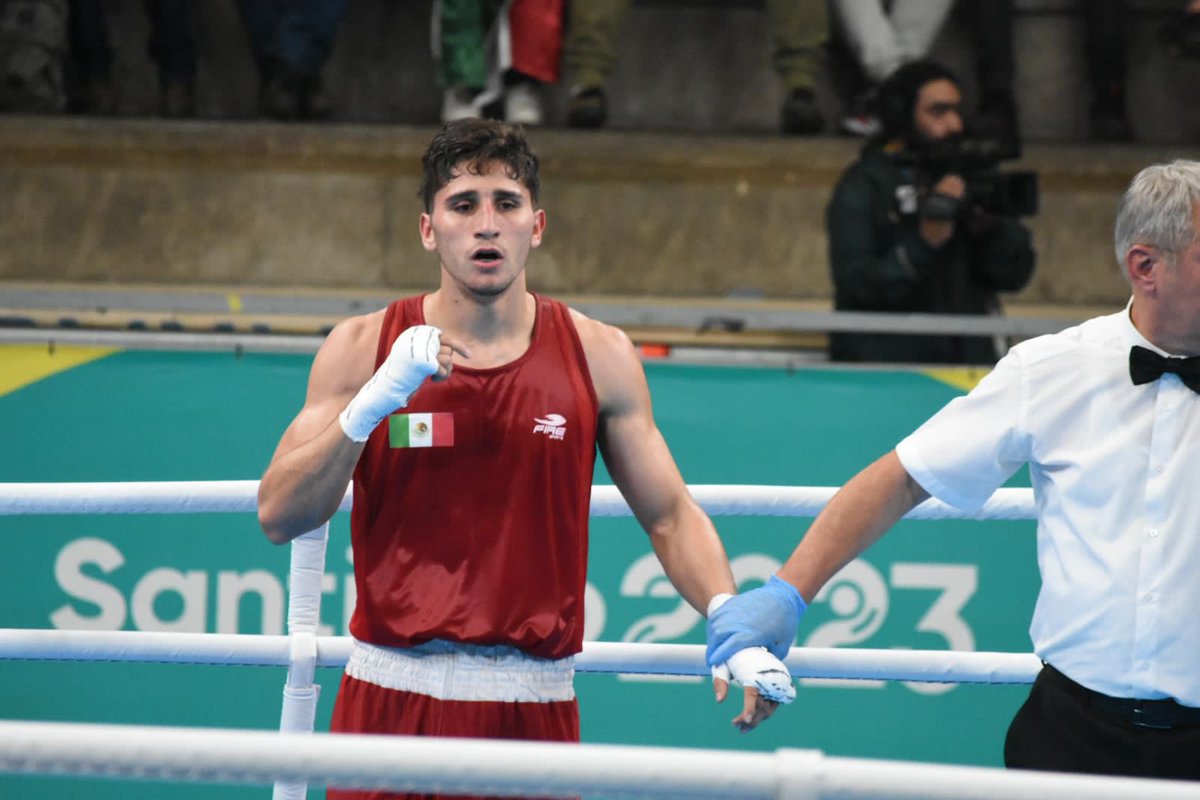 Con boleto a los JJOO de París 2024!!!! Enhorabuena para Marco Alonso Verde Álvarez 🇲🇽 tras ganar su semifinal en Panamericanos a Eduardo Beckford 🇵🇦 🥊🥊🥊 y va por El Oro en 71kg 🥊🥊🥊