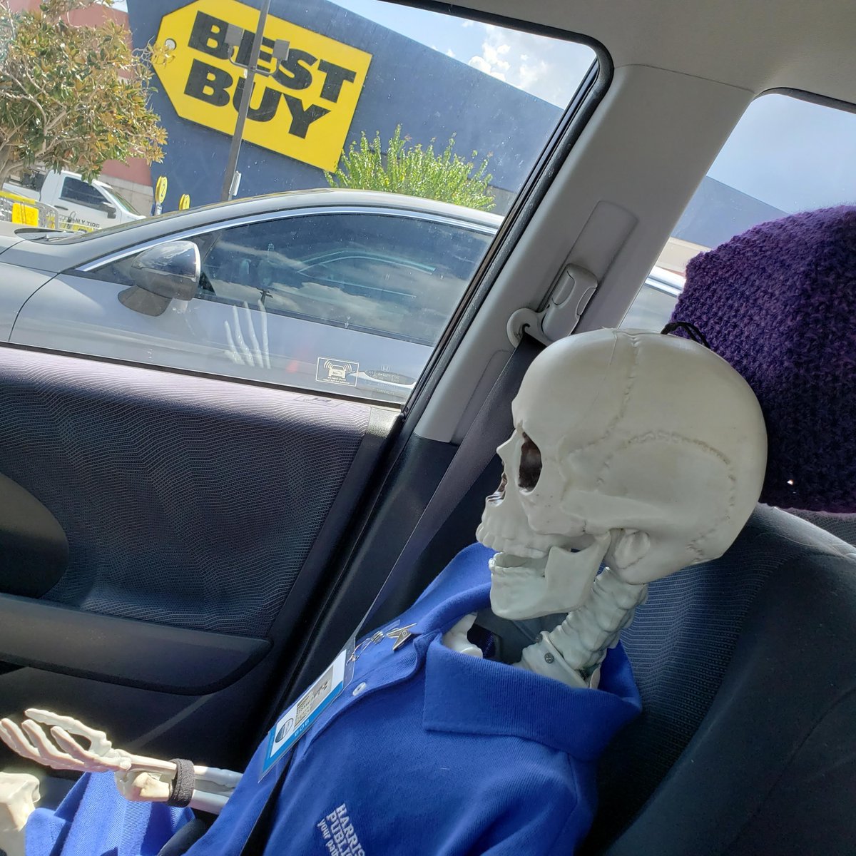 It may by Thursday but it's Happy Fry-day for Bob who learned that the price of freedom means running errands with Miss Darla. 

#bobtoberfest #harriscountypl #bobtheskeleton #atascocita #atascocitatx #texaslibraries #halloween #skeleton #skeletons #atascocitalibrary
