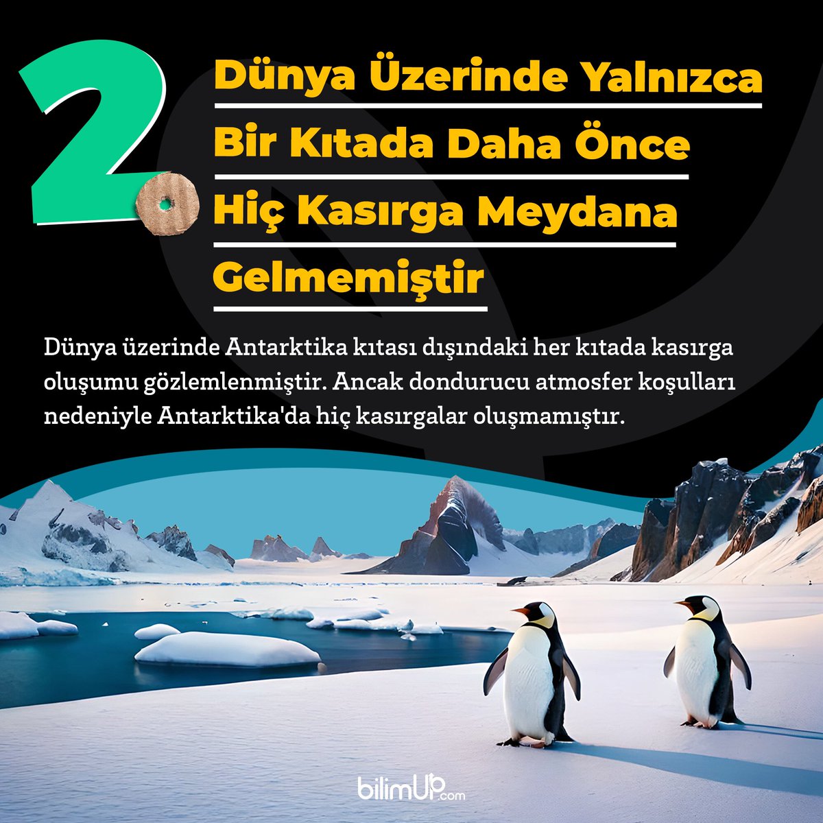 bilim_up's tweet image. 🌪️Dünyanın en şiddetli rüzgarları olan kasırgalar hakkında 5 şaşırtıcı gerçek 👇

#kasırga #fırtına #rüzgar #bilim #bilimup