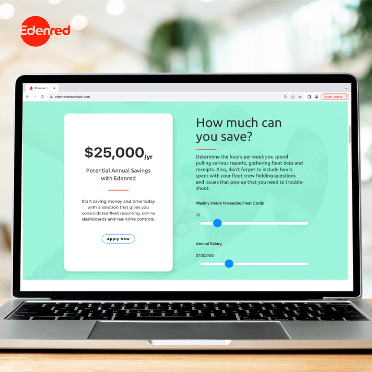 Did you know that Edenred Essentials can save your business money? 

Check out our potential annual savings estimator on our website - hubs.la/Q026tgxV0 to see just how much money you can save by using Edenred Essentials Visa Fleet Card solution. 

#fleetcard #fuelcard
