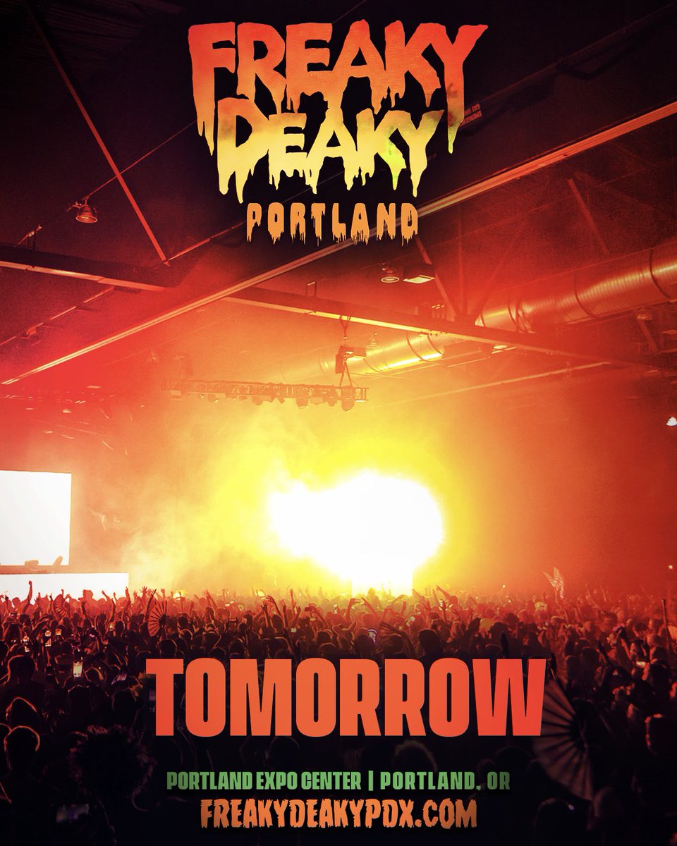 Time is drawing near! ⏳🌙 The veil between worlds is growing thin and we can’t wait to welcome all of our beloved Freaks to the wicked world of Freakytown! See you tomorrow!! 🎪🎃