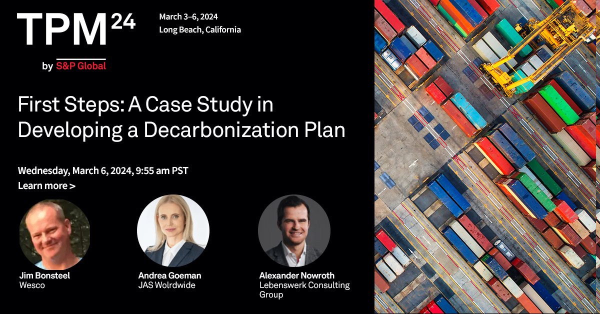 This #TPM24 case study relates to the #decarbonization journey of Wesco, a Pittsburgh, Pennsylvania-based distributor of industrial components. Learn more: ow.ly/rc1H50Q17MP