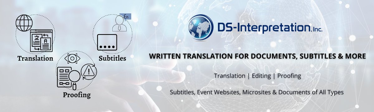 Do you have an event website or microsite that you need localized? 

Let us help you deliver your message! 

Contact us today.
ds-interpretation.com/language-servi… 

#rsi #languageserviceprovider #multilingual #languageservices #eventplanner