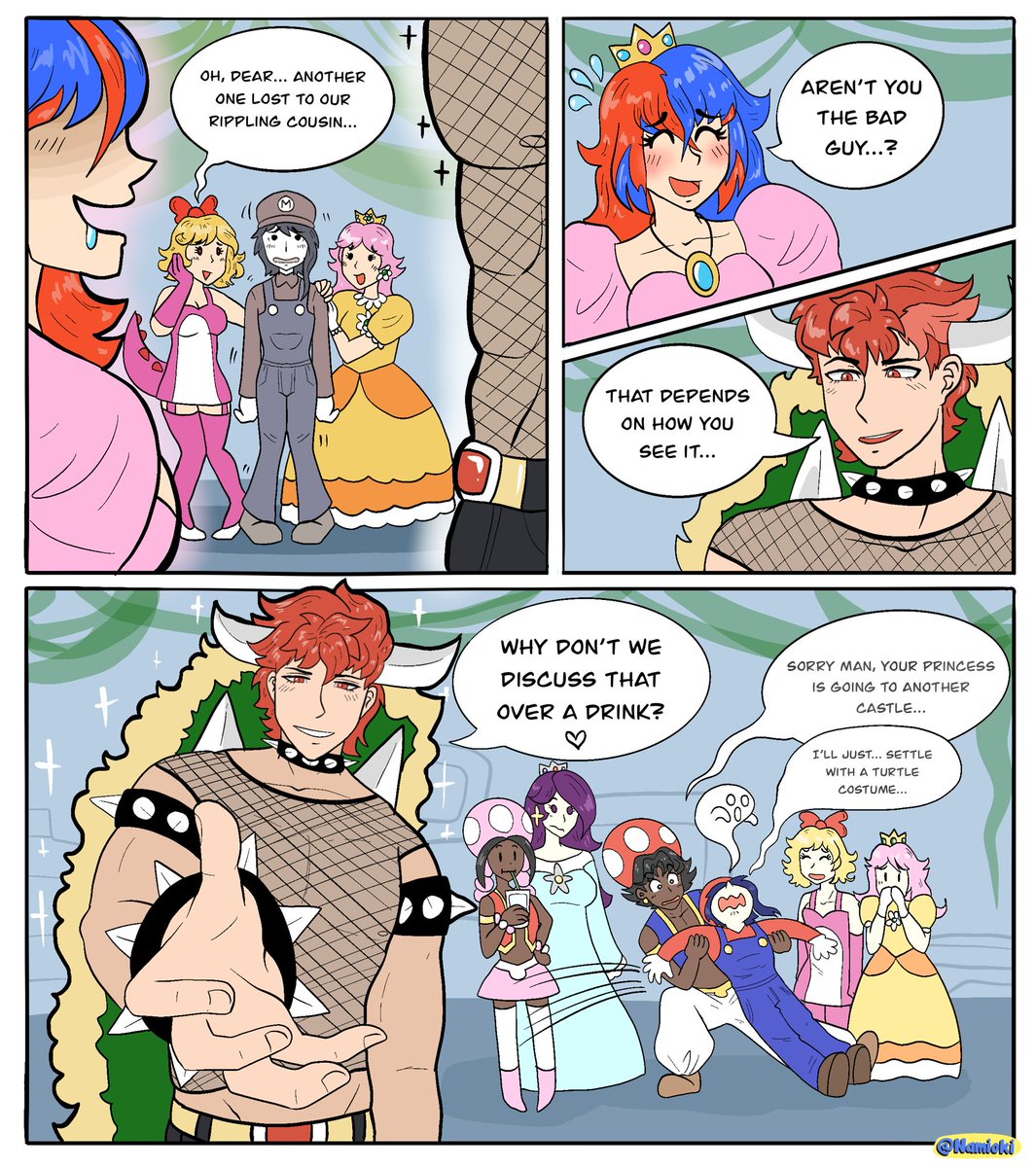 DialearWeek's tweet photo. Day 5 #dialearweek2023 - Modern AU / Mario Costume Party

Submitted by Namioki on Instagram: (https://t.co/PCQUUvyFPm)

Lightly suggestive themes! ❤️‍🔥 https://t.co/FrRnek4I6K