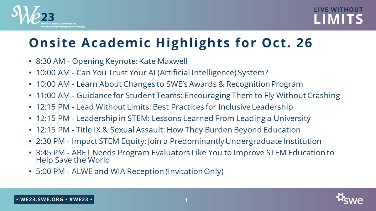 SWE WomenInAcademia tweet media