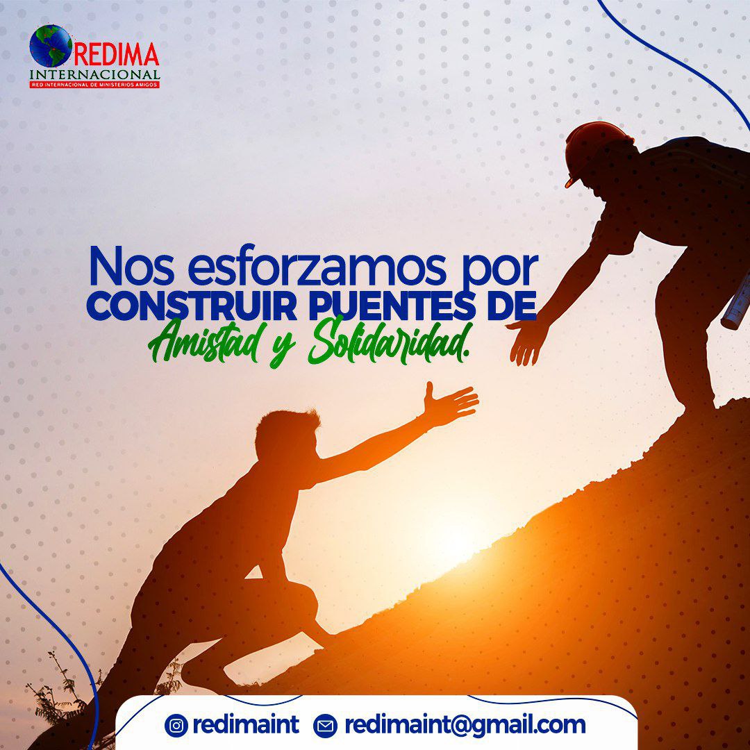 REDIMAINT's tweet photo. En REDIMA INTERNATIONAL, no solo construimos puentes, construimos amistades sólidas y lazos de solidaridad que trascienden fronteras. 🌍

Somos una comunidad donde la amistad es el puente que une ministerios, y la solidaridad es la fuerza que nos impulsa hacia un propósito común https://t.co/BFockb8TxP