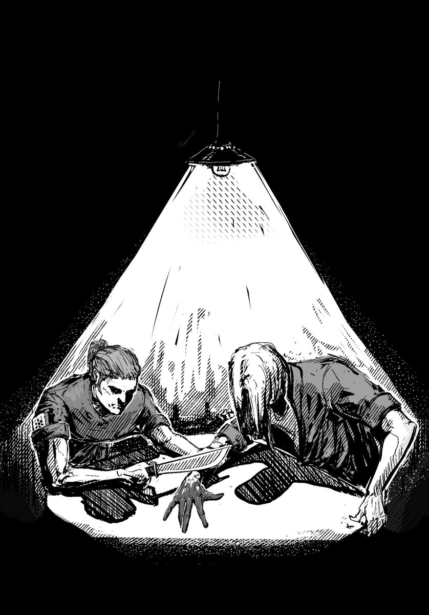 Artwork of the Day <a href="/KreatePlatform/">Kreate - Web3 Art Community ❤️‍🔥</a>
"Page 49" by @NFT_YDesh

Once again, it's another black and white artwork by YDESH, and I eagerly anticipate this artist's daily creations. Today's artwork delves into a dark world. As I gaze at it, I'm reminded of the malevolent individuals who