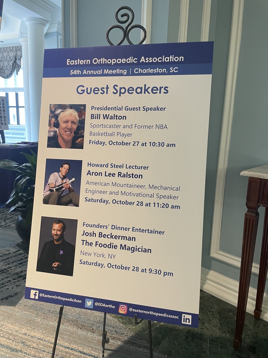 Kicking off our 54th Annual Meeting today! Busy day with a fantastic program. Who's ready for our guest speakers?! #EOA2023