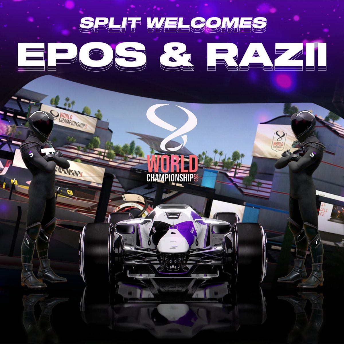 We are proud to announce that team Robbers (<a href="/_EposUK/">EposUK</a> &amp; <a href="/raziinho/">Razii</a>) are now representing us in the TMWT World Championship! They have performed incredibly well so far, and are a duo to keep an eye on. Get ready for some amazing racing, and join us in wishing them the best of luck!