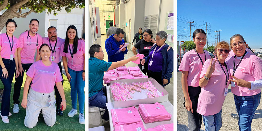 Mammotome Tijuana celebrated #BCAM with several activities emphasizing early breast cancer detection, including free breast care education, an internal awareness and prevention campaign, and painting canvases symbolizing patients in the fight against breast cancer.