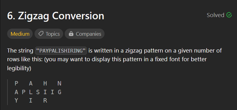 r_jdeep_'s tweet photo. The questions for today:
-Zigzag Conversion (needed courage to do it but finally did 💪🏻😅)
-Basic Calculator (so now learnt a code in python to solve a string with + and - 🥲🫠)
#100DaysOfCode #DSA #Engineering #FrontEndDeveloper #leetcode #ComputerScience #learning https://t.co/oNDiFygWer