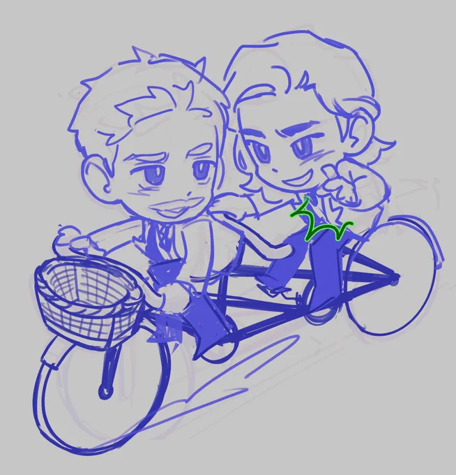 would anyone be interested in getting a loki + mobius tandem bike charm to match the jet ski one? ;w;