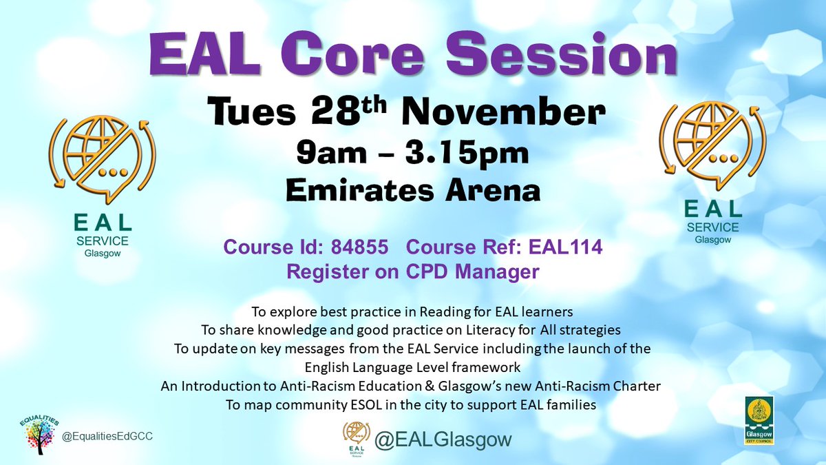 EAL Service, Glasgow tweet media