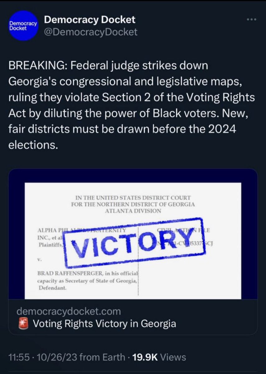RepNeal's tweet image. Ga Maps disadvantaged black voters…Federal courts agreed! We will be headed back under the gold dome sometime between now and December 8, which is the deadline to have the Maps redrawn! See ya there! Here we go!!! #politics