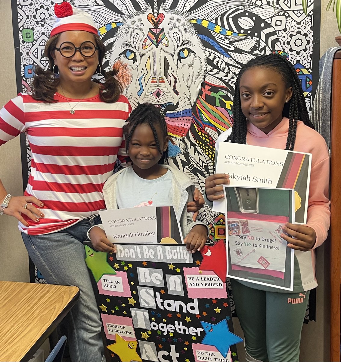 presscounselor's tweet photo. RED RIBBON WEEK
At Press Elementary we have good character! We don't let drugs or bullies be a part of our school community! https://t.co/L5iw1VlVby