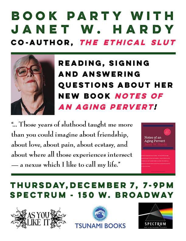 Going to be in or near Eugene, OR early in December? Mark your calendar!