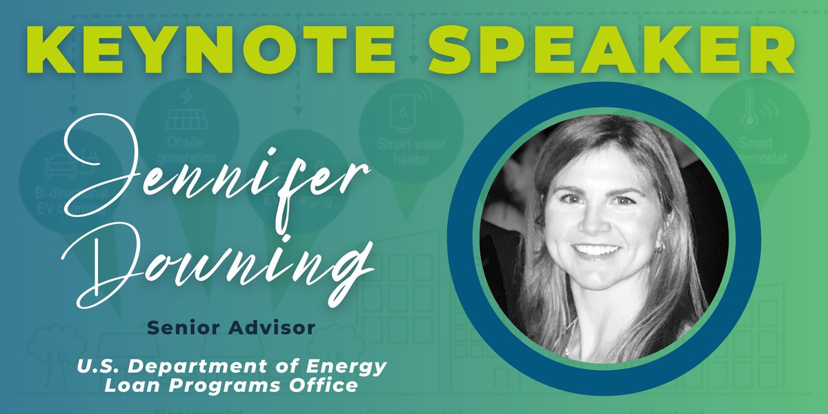 #LES2023 Conference Keynote, Jen Downing, Senior Advisor with @ENERGY Loan Programs Office, is also the lead author of the DOE Loan Programs Office #VirtualPowerPlant Liftoff Report: liftoff.energy.gov/vpp

Hear more at #NH's largest energy conference: 2023-les-conference.eventbrite.com
