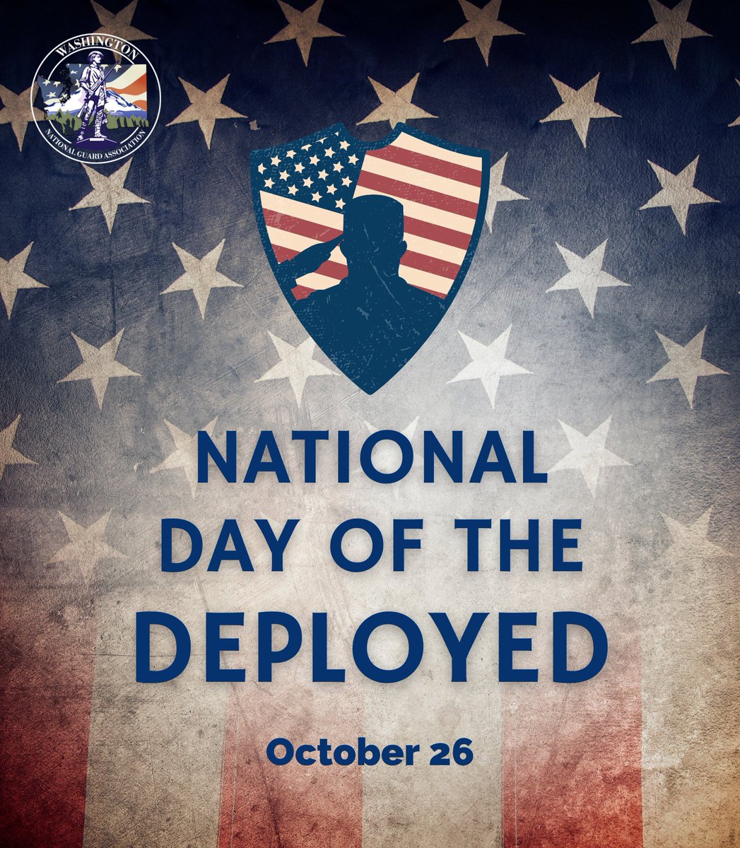 Today is National #DayoftheDeployed. We're sending a shout-out to all those who are currently deployed. We're thinking about you. We're grateful for you. We recognize the sacrifices you and your family make during a deployment. And we can't wait for you to come back home.
