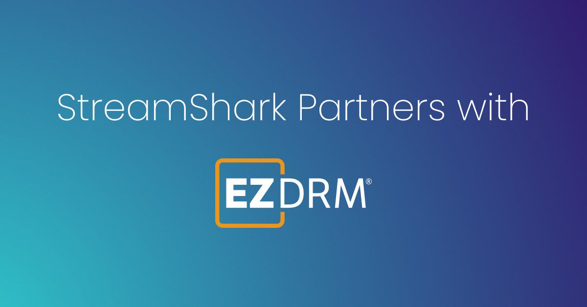 StreamSharkIO's tweet image. StreamShark is excited to announce our new partnership and integration with EZDRM! 🤝🔒 Together we're taking video streaming to the next level with top-notch content security and seamless delivery. hubs.li/Q026T8MM0 #streamshark #livestreaming #drm