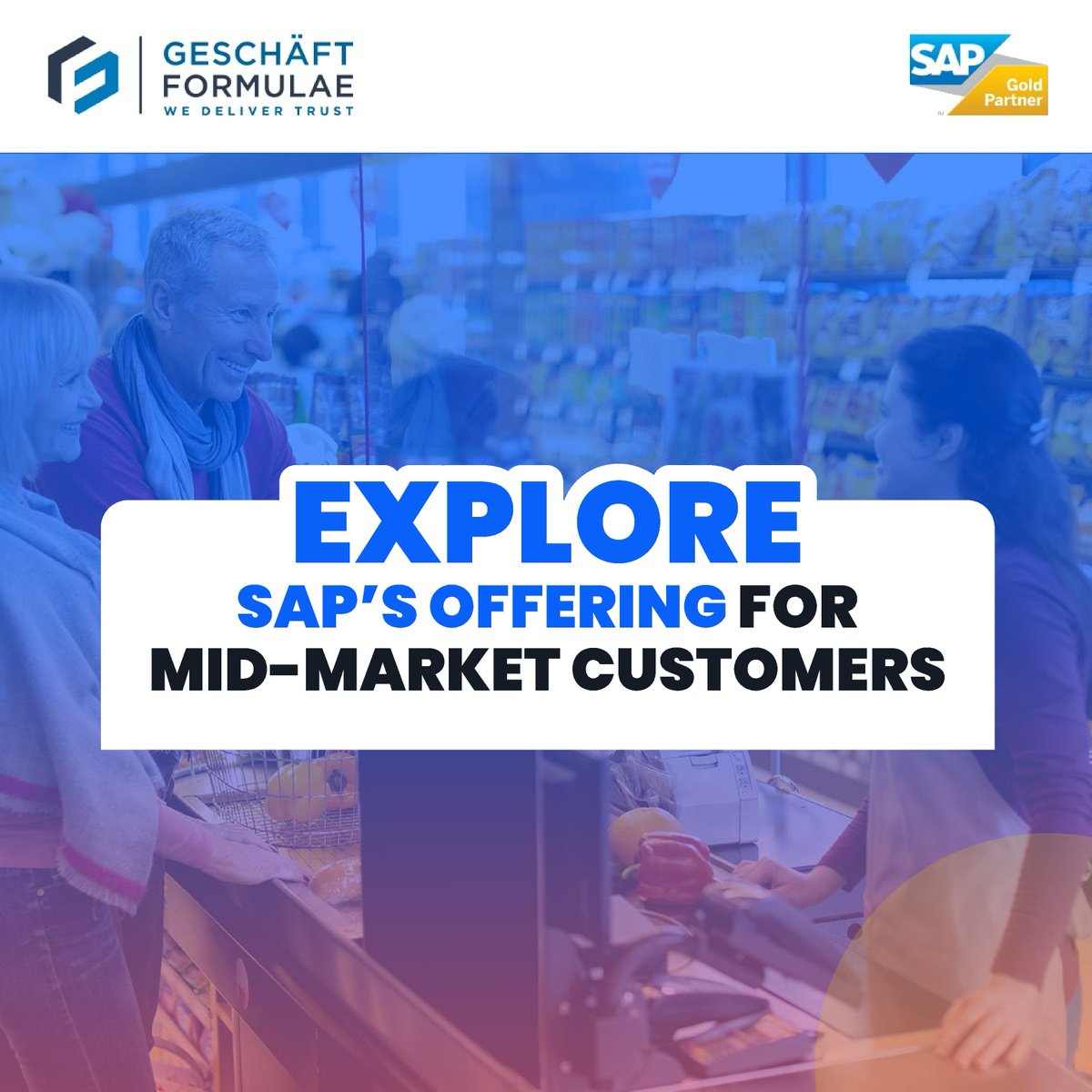 GeschaftIndia's tweet image. Discover the future of midsize business growth with GROW with SAP. Our cloud ERP solution, SAP S/4HANA Cloud, brings innovation to your doorstep, supported by AI, automation, and the SAP Business Technology Platform. #SAPAdvantage #GlobalGrowth