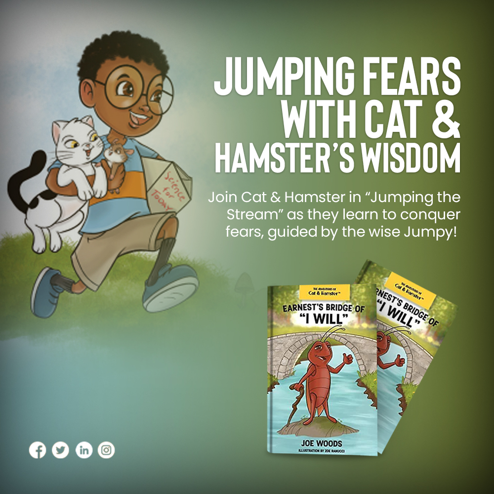 joe_woods0's tweet photo. Jumping Fears with Cat & Hamsterβs Wisdom
Get your copy today: https://t.co/nK8lt7Om5V
#BookshelfEssentials #PositiveParenting
#EmpoweredKids #YoungMinds
#KidsLiterature #BuildingResilience
#HeartwarmingStories #ChildhoodMemories
#StorytellingTime #KidsBookRecommendations https://t.co/2azeEB2ESf