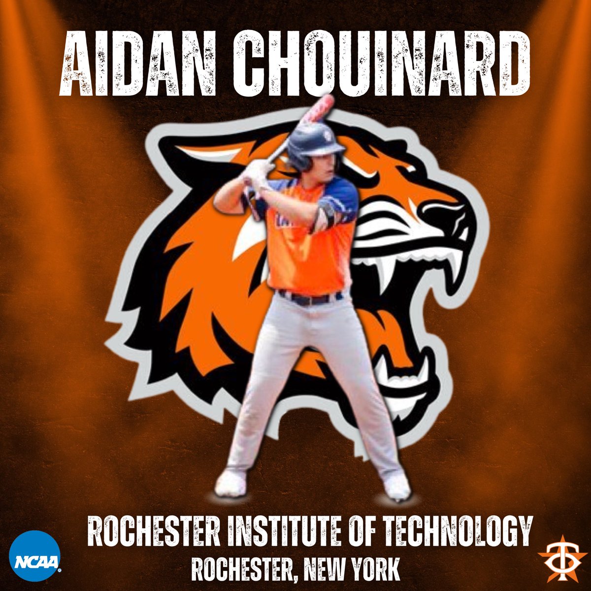 TeamONBaseball's tweet image. ⭐️𝐂𝐎𝐌𝐌𝐈𝐓𝐌𝐄𝐍𝐓 𝐀𝐋𝐄𝐑𝐓⭐️

‘24 OF Aidan Chouinard (@AidanChouin51 ) has announced his commitment to the Rochester Institute of Technology, a NCAA D3 program in Rochester, NY.

Congratulations to Aidan and his family.

#TeamO🟠