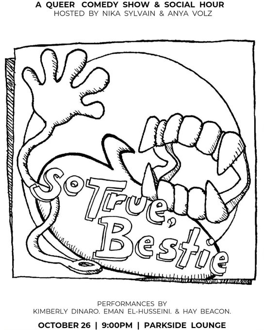 Tonight in Manhattan I have my monthly show featuring @KimberlyDinaro  @emanifique and Hay Beacon. 9pm