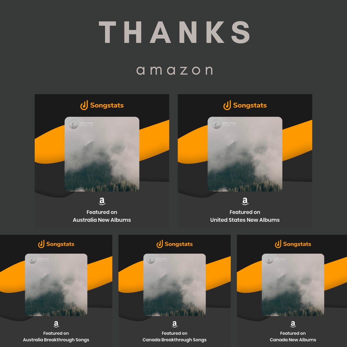 Thanks @amazonmusic Perry Frank - Nebel EP Stream/Buy: album.link/NebelAS033 #ambient #drone #ambientsoundscapes #valleyviewrecords @perryfrankmusic @babagnohm @AmbientScps @ValleyVRecords