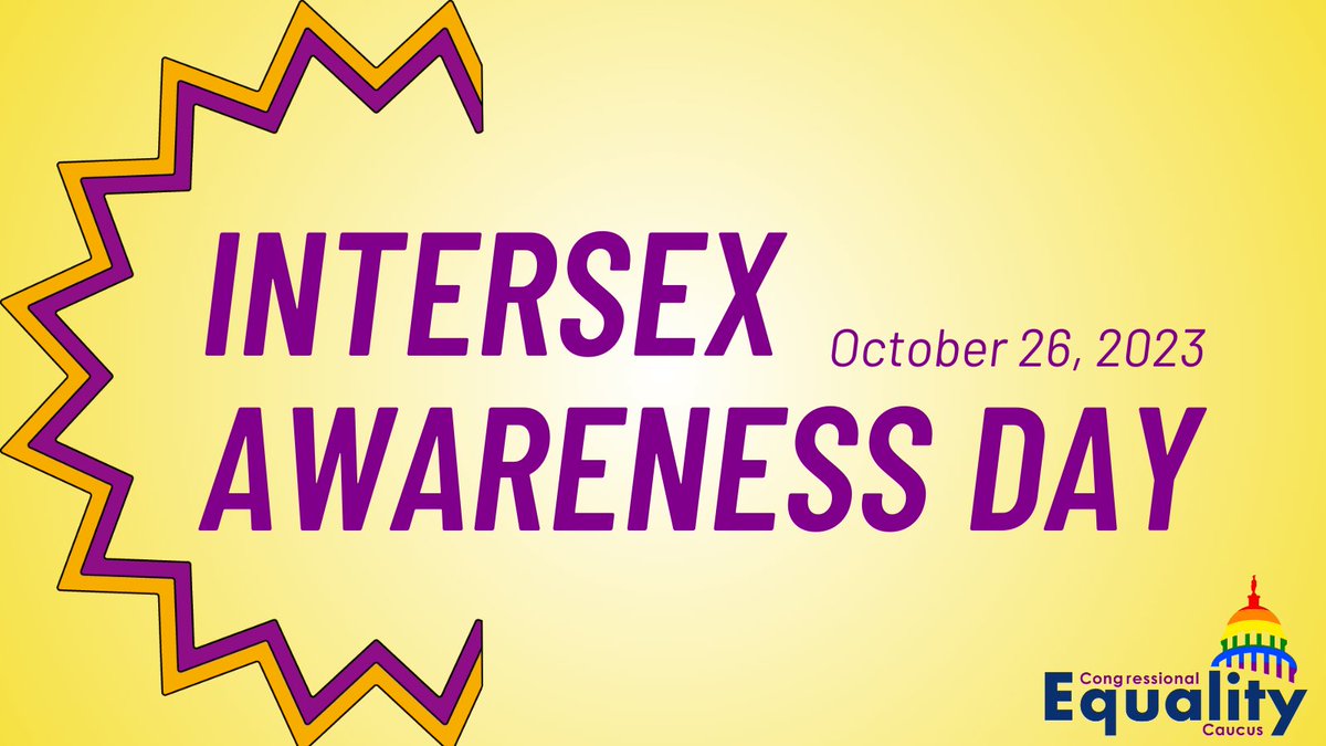 Happy #IntersexAwarenessDay, America!

Not everyone is born neatly into male or female boxes, and that’s perfectly okay. Nearly 2% of people are born intersex—about the same as the redhead population! Intersex people deserve to be seen & validated just as they are. #IAD2023