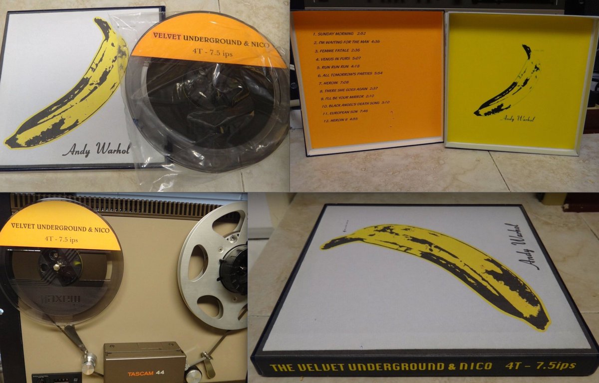 The Velvet Underground & Nico (1967) - 4 Track 4T 7.5ips - Rare Analog Reel to Reel #VelvetUnderground #Nico @NewWaveAndPunk