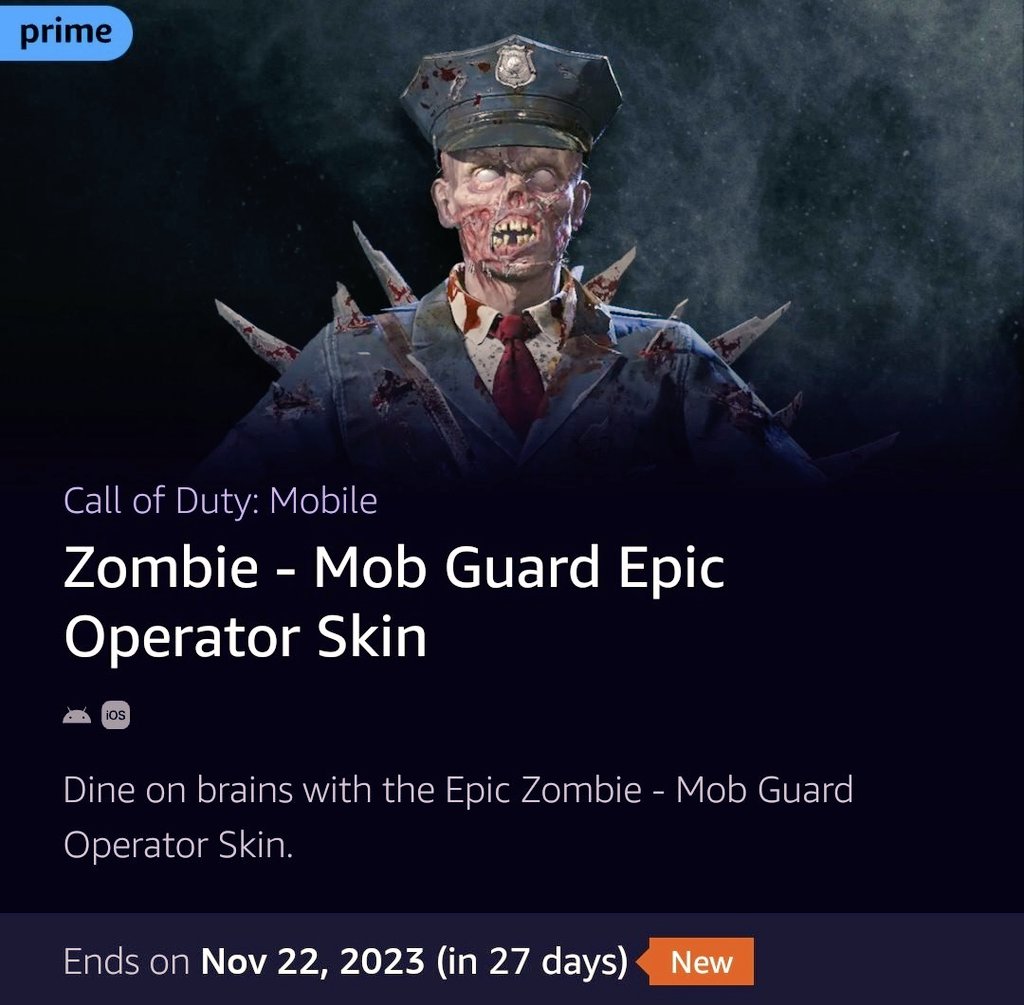 How to unlock the Zombie – Mob Guard Epic Operator Skin in CoD Mobile