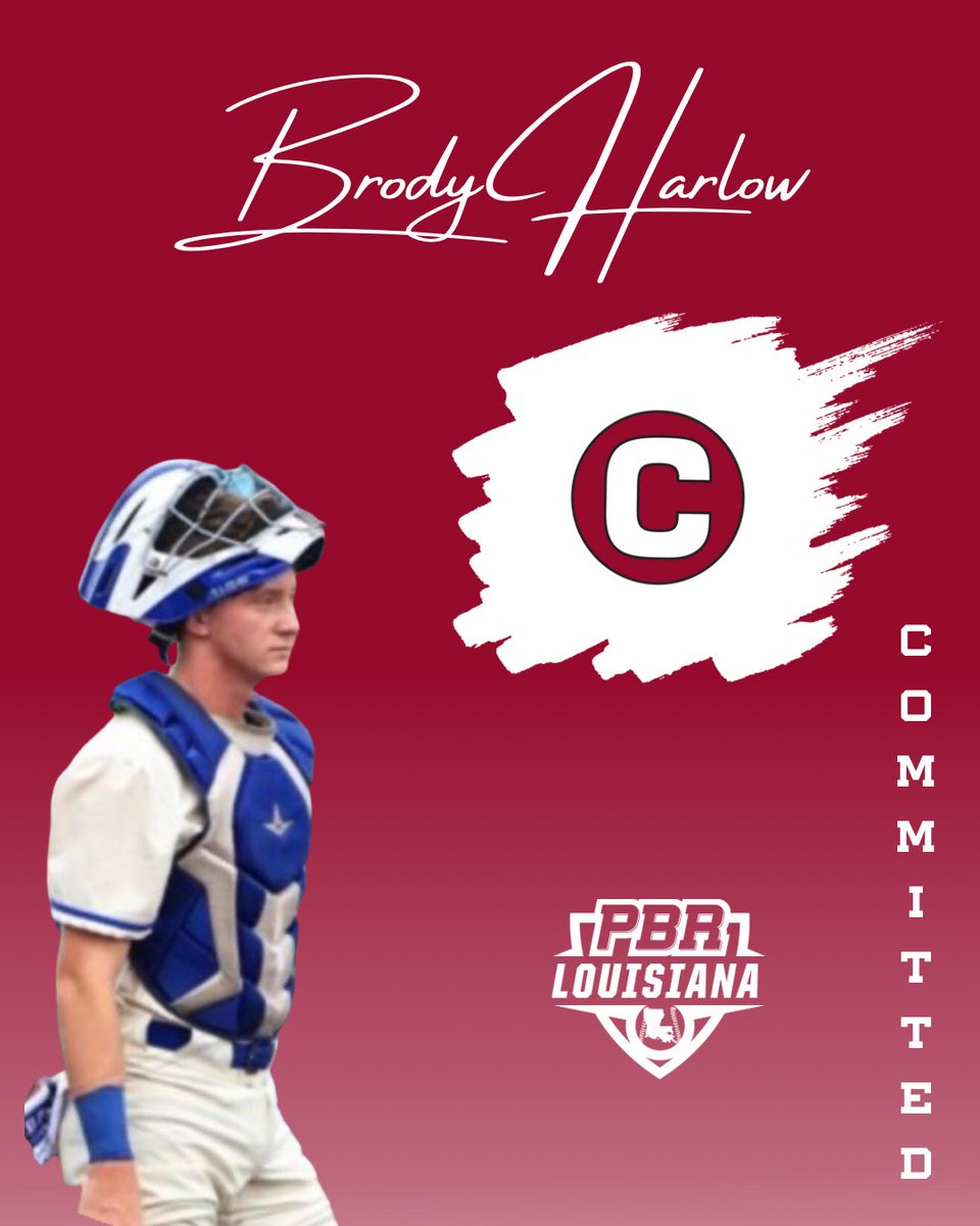 Prep Baseball Louisiana (@prepbaseballla) on Twitter photo Congratulations to 2024 C Brody Harlow (Sulphur HS) on his commitment to Centenary College of Louisiana. Harlow is the 5th commit from this yearโs Senior Games. #BeSeen
<a href="/prepbaseball/">Prep Baseball</a>
๐ค loom.ly/djK_g-A Congratulations to 2024 C Brody Harlow (Sulphur HS) on his commitment to Centenary College of Louisiana. Harlow is the 5th commit from this yearโs Senior Games. #BeSeen
<a href="/prepbaseball/">Prep Baseball</a>
๐ค loom.ly/djK_g-A