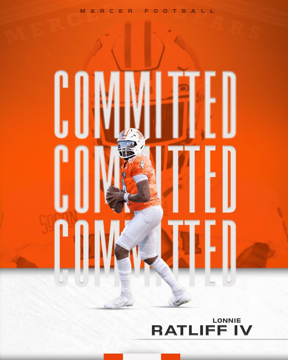 I would like to thank all my family, friends, and coaches who have supported me on my journey. With that being said I’m committed to Mercer!! Go Bears!🐻@Drew_Cronic @CoachWood_HCC @CoachChance_HCC @TwinSportsTV