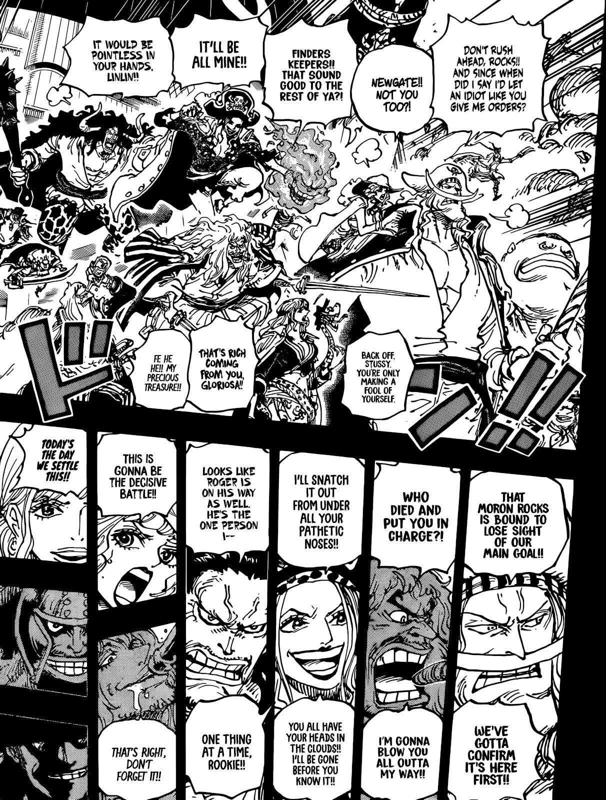 One Piece Chapter 957 – The Rocks Pirates