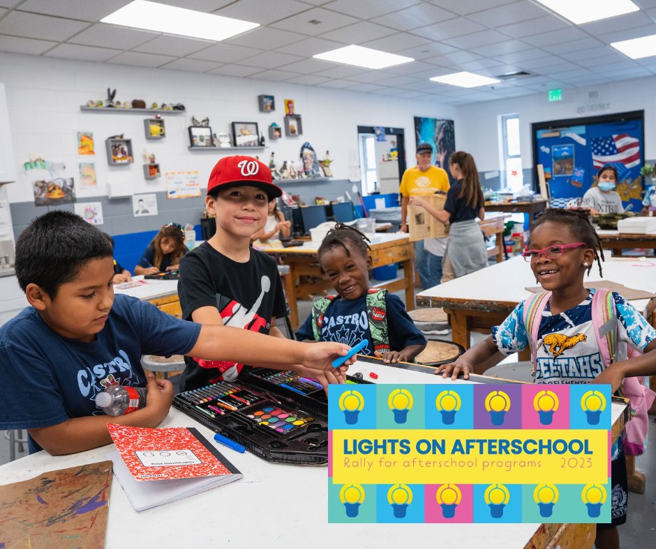 It’s on! @BGCMetroDenver is celebrating #LightsOnAfterschool with over 1 million afterschool champions to showcase all the ways afterschool programs are serving our communities! 
#GreatFuturesStartHere #AfterschoolWorks #OfficeOfChildrensAffairs #DenverAfterschoolAlliance