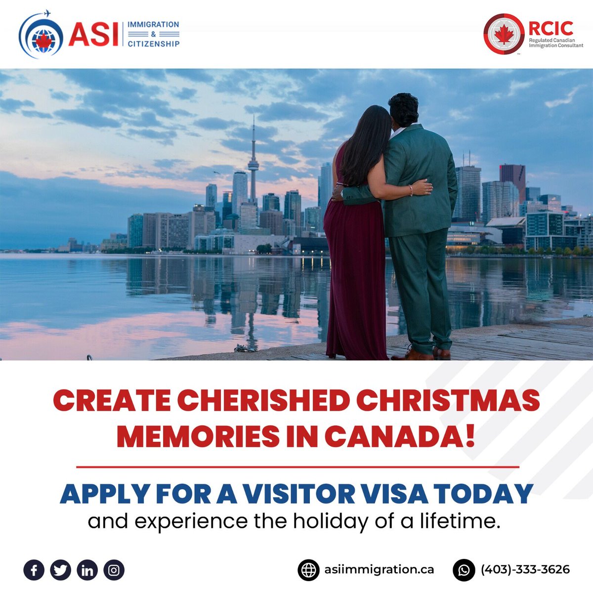 It's time to apply for your Visitor Visa and experience the most enchanting Christmas adventure in Canada!
asiimmigration.ca/contact/
#visitorvisacanada #christmas #canada #whitechristmas #christmascanada #christmasvacation #canadianchristmas #canadawinter #winterwonderland