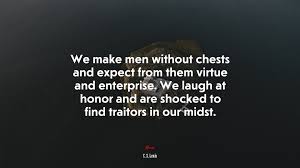 C S Lewis
'The Abolition of Man'