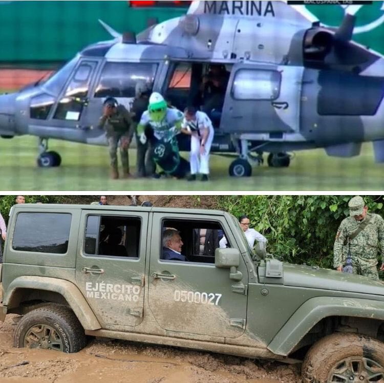 Como podrán ustedes apreciar, hay distintas formas de transportar botargas en la 4T. La primera es para animar un partido de béisbol y, la segunda, para atender un desastre natural. 

#Patetico 
#AcapulcoOtis