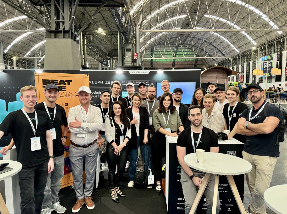 We just had a blast, connecting deeper to the <a href="/Aleph__Zero/">Aleph Zero</a> ecosystem in Barcelona! We are very impressed on what is being built already 👐

@interlockweb3 <a href="/AZERO_ID/">AZERO.ID</a> <a href="/gatenox/">Gatenox</a> <a href="/idOS_network/">idOS</a> <a href="/tradeon21x/">21X - European DLT Exchange</a> <a href="/upcade_xyz/">Upcade.xyz 🕹️</a> <a href="/AbaxFinance/">Abax</a>