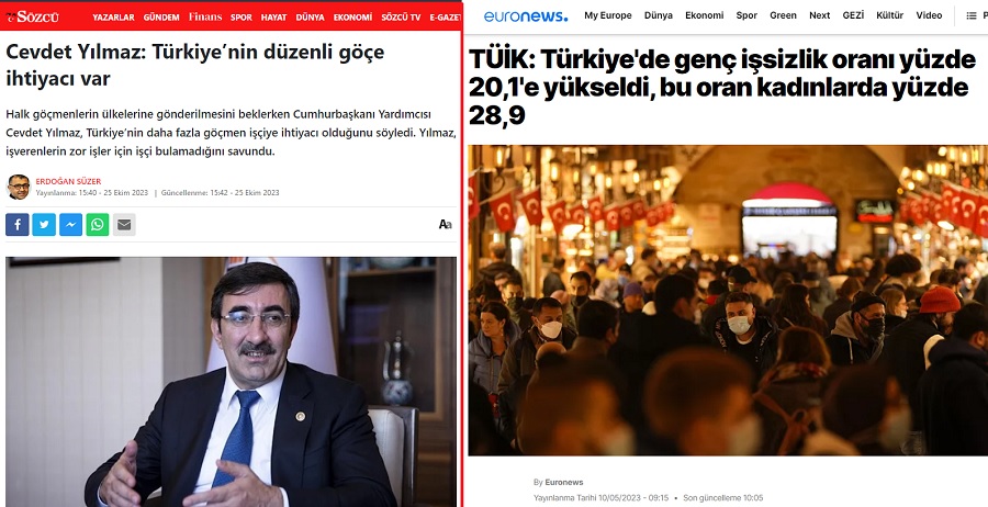 FotoHaber - Her 5 gençten 1'inin işsiz, her 2 kişiden 1'inin açlık sınırının altında yaşadığı, emeklisine insan gibi maaş, okula giden öğrencisine bir öğün yemek vermekten aciz Türkiye, bedava besleyebileceği daha fazla Arap ve Afgan'ı dört gözle bekliyor...