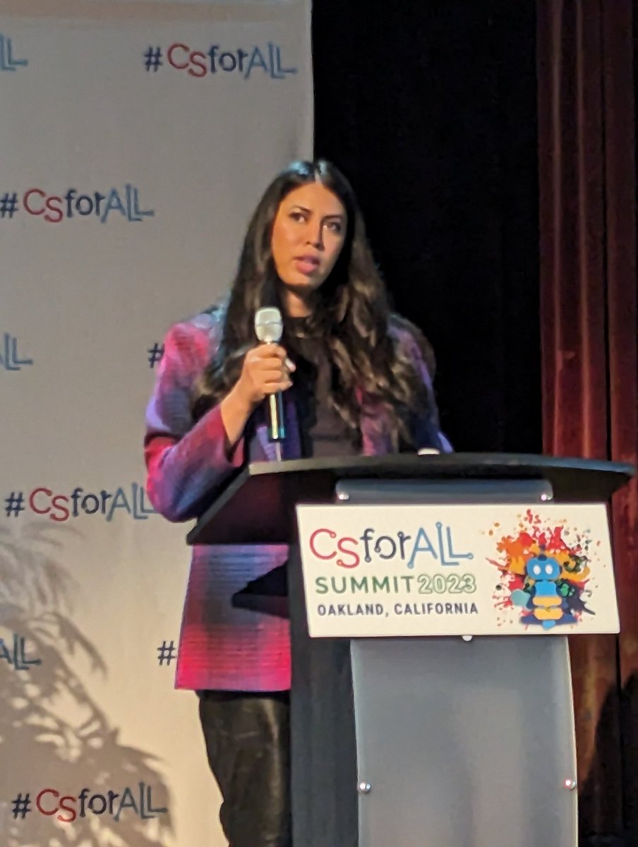 @nabihasyed Telling great stories about how INCLUSIVE COMMUNITY paired with powerful tech can create meaningful change. THIS IS OUR WORK. @CSforALL @codeorg @InfyFoundation @KaporCenter